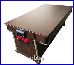 Pool Table 7ft + Air Hockey + Table Tennis + Table Mattew with Benches