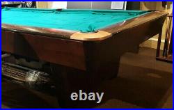 Pool Table 9' Brunswick Billiards Medalist Gully The Game Room Store Nj 07728