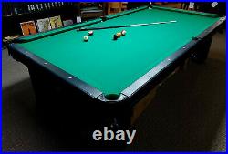 Pool Table 9' Gandy Black Brunswick Cloth The Game Room Store Nj 07004 Dealer