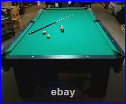 Pool Table 9' Gandy Black Brunswick Cloth The Game Room Store Nj 07004 Dealer