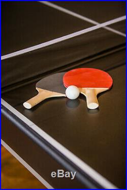 Pool Table Billiards 7 With Ping Pong Table Tennis Top 2-in-one Conversion