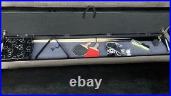 Pool Table Combo Set w\Benches 7ft-Hathaway Newport, Rustic Grey (New\Open Box)