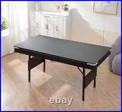 Pool Table Foldable Billiard Table, 3 in 1 Multifunctional Portable Pool Table