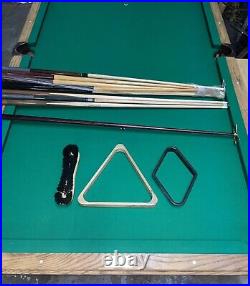 Pool Table Olhausen 54x97 Full Set including Sticks and Overhead Light