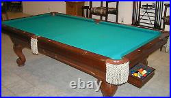 Pool Table by Gandy VERY HIGH QUALITY 8 ft Size & Accessories