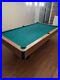 Pool-table-great-condition-non-slate-Includes-cues-balls-rack-cover-01-wmwy