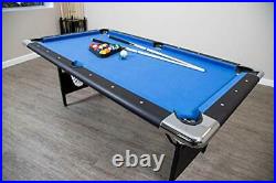 Portable Pool Table 6 Ft Indoor Game Easy Folding Storage Hathaway Fairmont