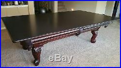 Presidential Billiards pool table with dining top and accessories