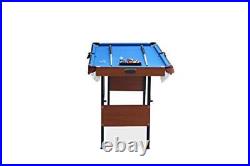 RACK Crux 55 in Folding Billiard/Pool Table Blue