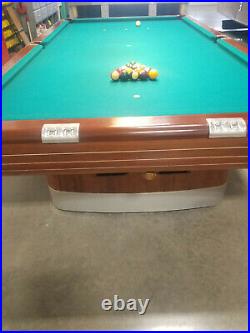 Rare Antique Brunswick Anniversary 5' x 10' pool table