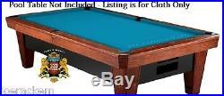 SIMONIS 760 Cloth 7' Set Tournament Blue Pool Table Cloth $25 Value added