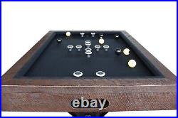 SLATE BUMPER POOL GAME TABLE in BLACK OAK THE WEATHERED BY BERNER BILLIARDS