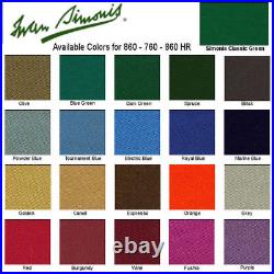 Simonis 860 Cloth 7' Pool Table Free Shipping Pick Your Color