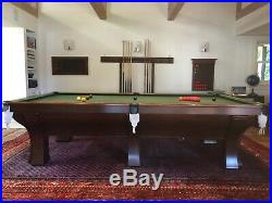 Snooker Pool Table Brunswick Rochester Refurbished 10 foot Snooker Table