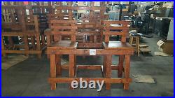 Solid Wood Pool Hall Benches Lot of 8