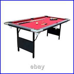 Sports Fairmont Portable 6-Ft Pool Table for Families with Easy Folding for St