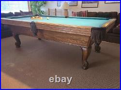 Standard (8' x 4') Olhausen Pool table for sale-excellent condition, rarely used