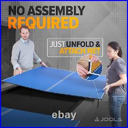 Tetra 4 Piece Ping Pong Table Top for Pool Table Includes Ping Pong Net Set