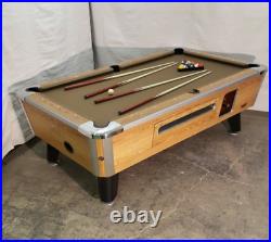 Valley Commercial Coin-op 8' Pool Table Model Zd-4 New Green Cloth