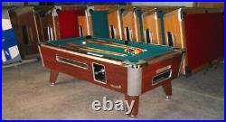 Valley Cougar 7' Coin-op Pool Table Model Zd-4 In Green Also Avail In 6 1/2', 8