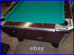 Valley ZD8 7 ft. Coin op pool table #PT235