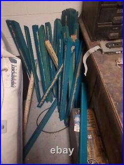 Valley pool table rails lot of 26 rails 1 set for a 7 ft table