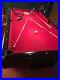 Vintage-8-Pool-Table-Red-3-Slate-Cues-Rack-Balls-LOCAL-PICK-UP-ONLY-NY-01-vz