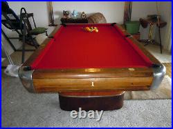 Vintage/Antique Brunswick Billiards Anniversary Pool Table 9