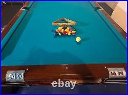 Vintage/Antique Brunswick Billiards Mid Century Modern 9' Anniversary Pool Table