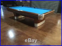 Vintage/Antique Brunswick Billiards Mid Century Modern 9' Anniversary Pool Table