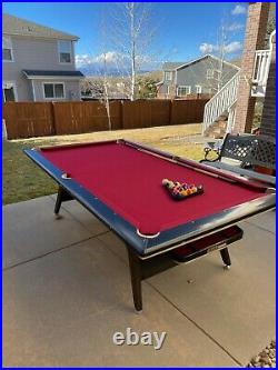 Vintage Brunswick Mach 1 Pool Table
