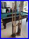 Vintage-Brunswick-Orleans-Edition-Pool-Table-2-Cue-Stands-And-Pool-Cues-01-oiuw