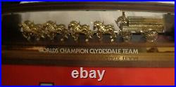 Vintage Budweiser Pool Table Light Gold Worlds Champion Clydesdale Team Nice