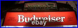Vintage Budweiser Pool Table Light Gold Worlds Champion Clydesdale Team Nice