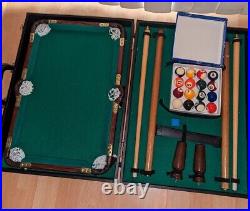 Vintage Goods Manufacturers International Table Top Pool Table with Case