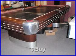 Vintage/antique Brunswick Billiards 8' Anniversary pool table