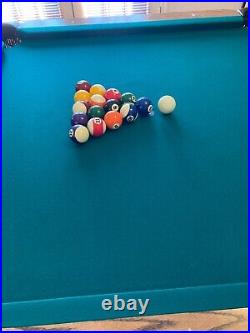 Vonderhaar Slate 8' pool table with leather pockets, excellent condition, DC area
