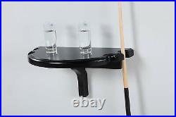 Wall Mounted Drink Table Game Room Cue Holder Billiards Pool Deck Bar Table Kit