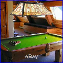 Wellmet Billiard Lights Ceiling Light Stained Pool Table Chandelier Fixture